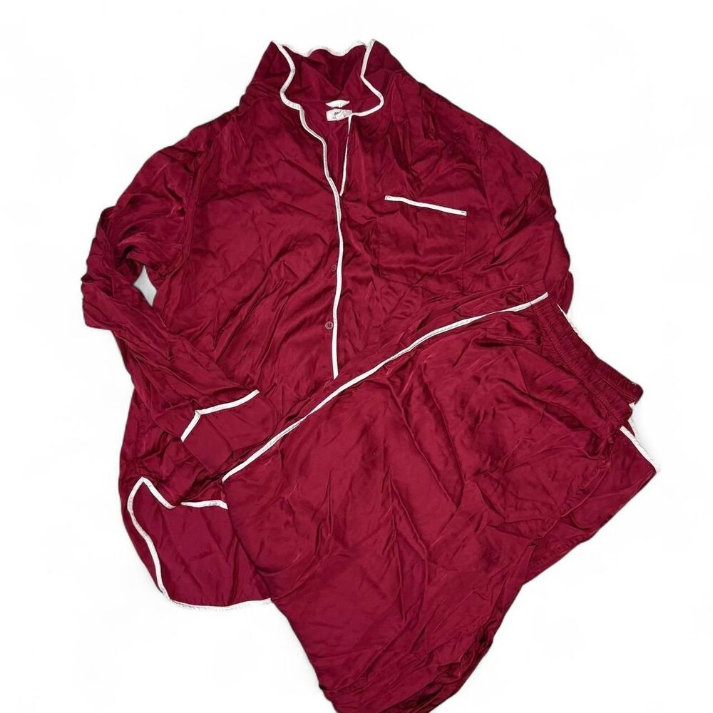 Aerie Women's Burgundy and Red Pajamas